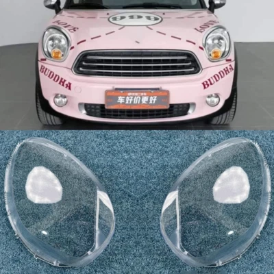 Cubierta de lente de faro carcasa de lámpara de cabeza + pegamento para MINI R60 Cooper Countryman 2011-16 Foto 1 de 4