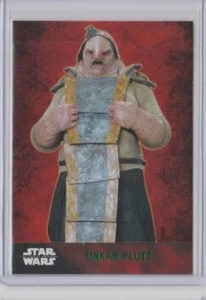 Star Wars The Force Awakens Series 1 Trading Card Green UNKAR PLUTT #19 - Picture 1 of 1