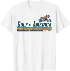 Retro Gulf Of US America 2025 American Flag Gulf Mexico - Picture 1 of 4