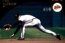 1994 Score Burger King GOLD #9 Cal Ripken Jr BALTIMORE ORIOLES Gold Glover