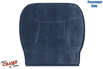1992-1993 Ford Bronco XLT - Capa de assento de pano inferior lateral para passageiros azul - Imagem 1 de 4