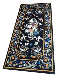 72" x 36" Marble Center dining Table Top Handmade Inlay Work Home Decor - Picture 1 of 3