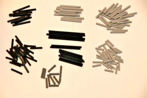 about 140 LEGO technic rods axles Black Gray - Picture 1 of 1