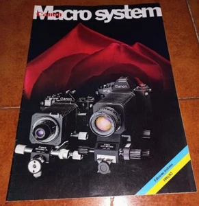 Brochure Canon Macro Système Édition Italienne 1981 1982 Photographie - Photo 1 sur 2