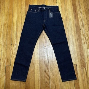 Pantalones de mezclilla para hombre Buck Mason 32x29 Maverick ajustados doble inmersión índigo - Imagen 1 de 15