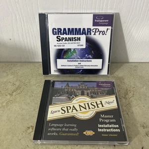Learn SPANISH Now! Version 7 (2 CD's) for Windows/Mac?&!Spanish Grammar Pro - Picture 1 of 3