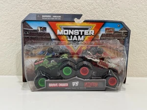 Monster Jam Grave Digger vs Zombie 1:64 Scale Die-Cast Trucks – Spin Master 2023 - Picture 1 of 14