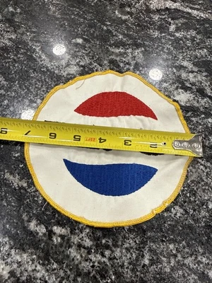 PEPSI Vintage 7" Parche GRANDE Chaqueta Bordada Coser Trasera Solo Publicidad  Foto 1 de 3