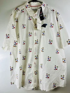 Carolina Panthers Tommy Bahama weiß Hula Oasis gewebtes geknöpftes Hemd Herren XL - Bild 1 von 9