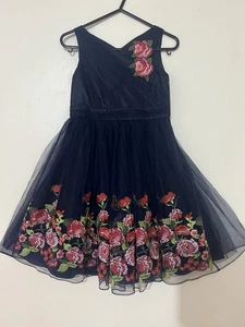 Girl’s Pretty Dress From Moonsoon Age 9 Years - Picture 1 of 7