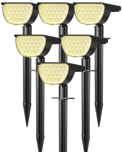Solar Lights Outdoor Waterproof IP65, 76 LED 3 Lighting Modes Solar Spot Ligh... - Picture 1 of 9