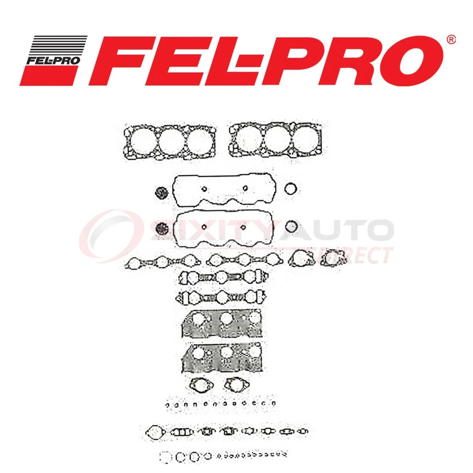 Fel Pro Cylinder Head Gasket Set for 1988-1993 Dodge Dynasty 3.0L V6 - cv Foto 1 de 4
