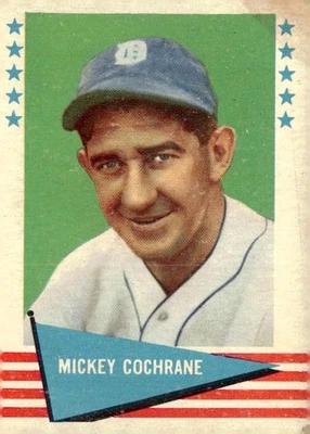 Fleer Baseball Greats 1961 (F418-3) #15 Mickey Cochrane Foto 1 de 2