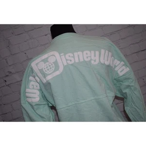 Walt Disney World Spirit Jersey Shirt Womens Size XS Extra Small Light Blue - Picture 1 of 8