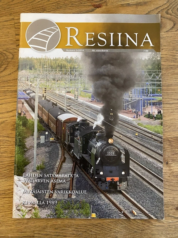 RESIINA - Finnish Railway Magazine  (Magazine in Finnish Language) - 03/2014 - Image 1 of 1