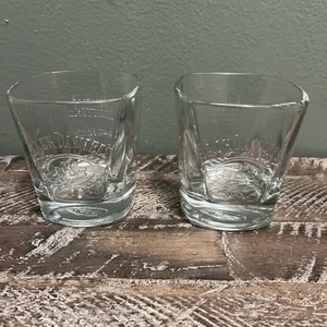 Juego de 2 vasos cuadrados en relieve Jack Daniels Old Nº 7 - Imagen 1 de 3