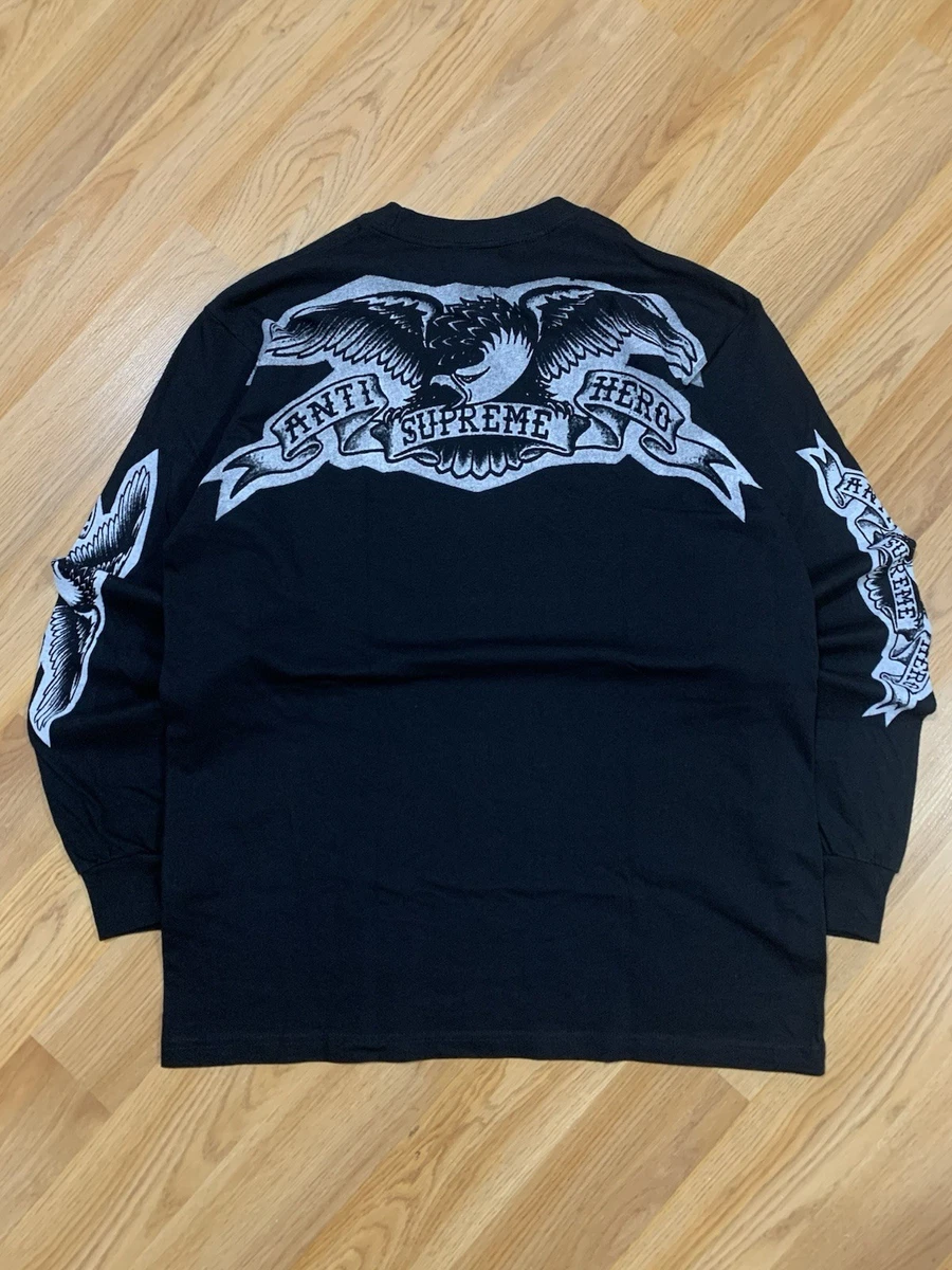 Supreme x ANTIHERO Eagle L/S Tee Black Supreme x ANTIHERO Eagle L