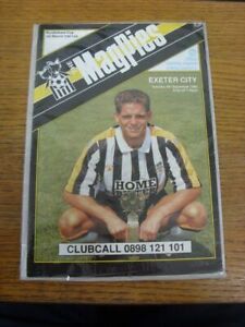 04/09/1990 Notts County v Exeter City [Football League Cup] . All UK orders have