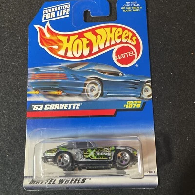 Van / Sports Car / Hot Wheels 63 Corvette 1079 24093  #21 - Image 1 of 4