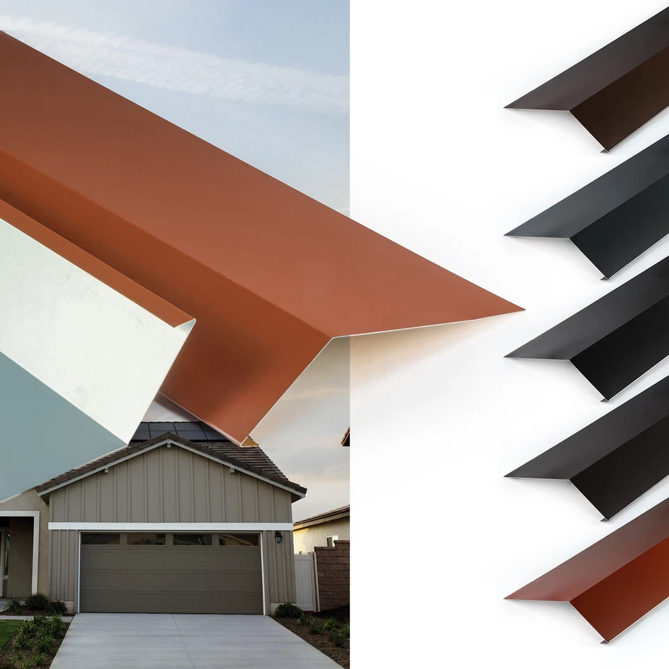 Traufblech ALU Firstblech 1m – 20m Winkelblech Dachblech Blech Kantblech - Bild 1 von 1