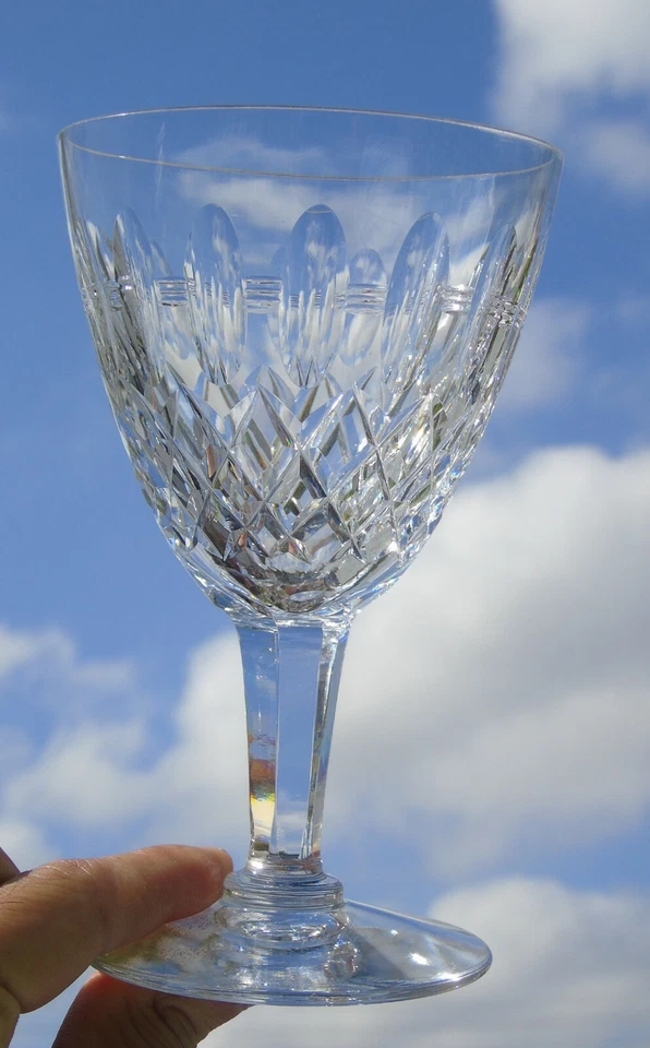 Val Saint Lambert? Lemberg? Verre à eau en cristal taillé Haut. 14,3 cm - Photo 1/1