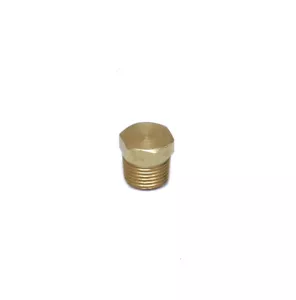 Hex Head Pipe Plug 3/8 Male Npt Brass Fitting Water Oil Gas Cored Hollow body - Picture 1 of 8