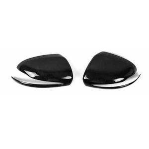 Side Mirror Cover Caps fits Mercedes C Class W205 2015-2021 Carbon Fiber 2x - Picture 1 of 7