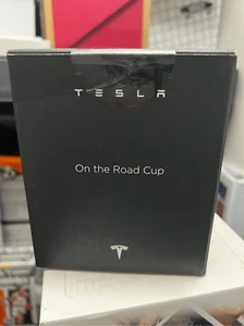 Brandneu Tesla On the Road Tasse 10oz Matt Weiß - Bild 1 von 6