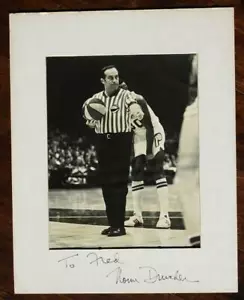 1969-76 ABA & 1953-69 NBA stampante standard arbitrale firmata fotografia di presentazione--- - Foto 1 di 1