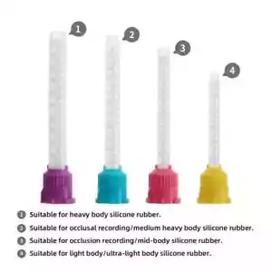 Dental Disposable Mixing Tips Tube Conveying Mixers Impression Intraoral Syringe - Picture 1 of 29