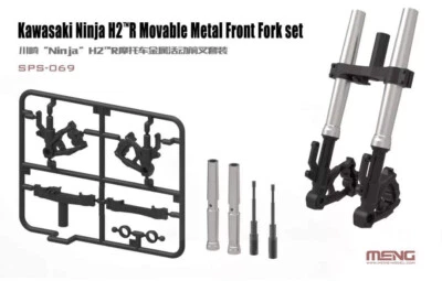 Meng Kawasaki Ninja H2R Upgrade Movable Metal Front Fork Set 1:9 Art. SPS-069 - Bild 1 von 3