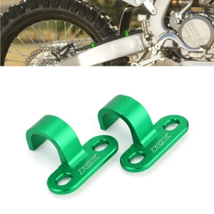 Abrazadera guía de manguera de freno trasera KX LOGO para KAWASAKI KX250F KX450F 2022 KX125/250 - Imagen 1 de 9