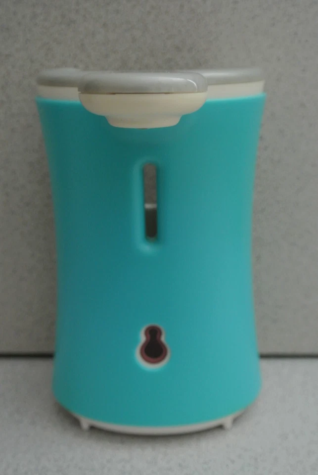 Dispensador automático de sabão para as mãos Lysol sem toque com tampa azul operada por bateria - Imagem 1 de 4