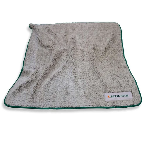 Miami Hurricanes Frosty Fleece Blanket Cover
