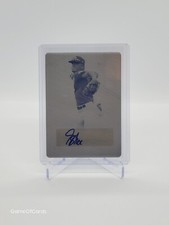 2020 Leaf Perfect Game TRISTEN SHOEMAKER Auto Autograph 1/1 Cyan Printing Plate