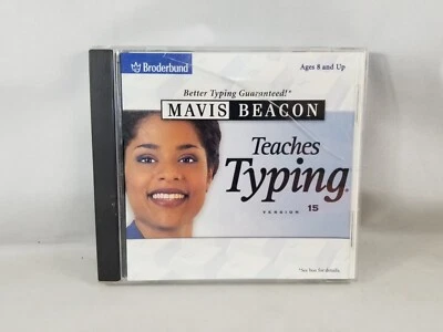 Mavis Beacon Teaches Typing Version 15 CD-ROM Windows ME XP Broderbund Software - Image 1 of 4