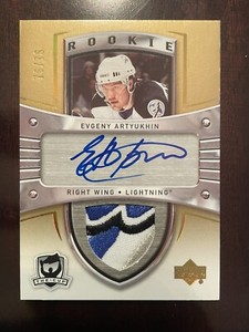 2005-06 The Cup Evgeny Artyukhin Gold Auto Rc Patch 76/76 4CL
