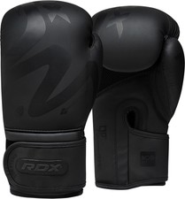 RDX Leather MMA Boxing Gloves Training Fight Punching Kickboxing Sparring 14oz