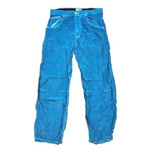EYTYS x SSENSE Exclusive Titan Cupro Blue Dyed Lightweight Pants Womens 30 - Picture 1 of 13