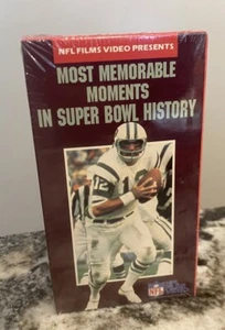 Most Memorable Moments in Super Bowl History (1990) NFL Films VHS Sealed New - Picture 1 of 2