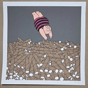 Raid71 Peter Griffin Family Guy 10x10 Kunstdruck limitiert 13/100 BNG Mystery Tubes - Bild 1 von 2