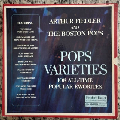 Arthur Fiedler And The Boston Pops ~ Pops Varieties ~ 9 LP BOX SET RDA98 EX NM - Image 1 of 4