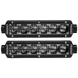 Kit de par de luces LED antiniebla blancas rígidas 906703 serie SR PRO DOT SAE negro universal - Imagen 1 de 2