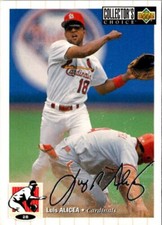 1994 Collector's Choice Silver Signature SP #32 Luis Alicea St. Louis Cardinals