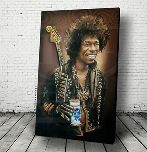 Jeremy Worst Jimi hendrix cosplay art decor music legend fender musician 27 club - Picture 1 of 7