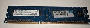 Elpida EBJ20UF8BCF0-DJ-F Computer Memory 2GB 1Rx8 PC3-10600 497157-D88 - Picture 1 of 3