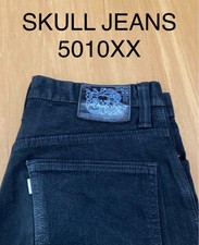 DENIM JEANS SKULL JEANS PANTS "5010xx" SIZE31 W31L34