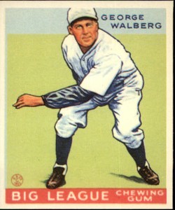 1983 Galasso 1933 Goudey Reprint #183 Rube Walberg