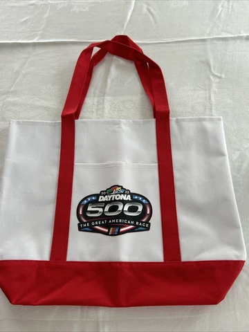 2022 DAYTONA 500 Canvas Bag NEW White/Red The Great American Race Cover