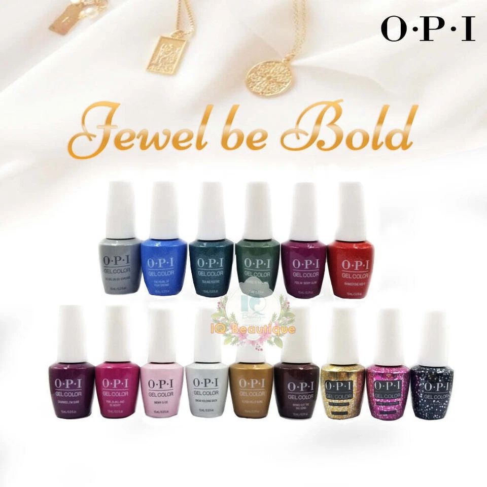 Esmalte en gel OPI "Jewel Be Bold" Winter'22 colección completa 15 piezas *Sin exhibición* Foto 1 de 1